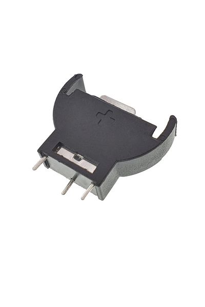OEM Housing with support and connectors with 2 positive pins and one negative pin, for CR2032 battery