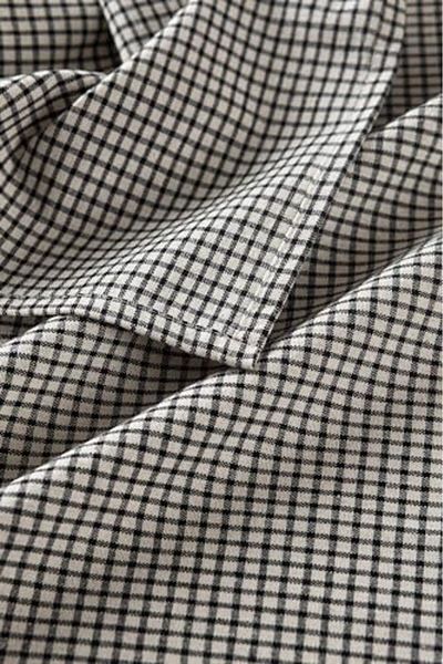 Mena Rise Şirinshop Wellstil Texture |   Linen Piti Checkered Tablecloth, Gingham Picnic Cloth (Black, 160X