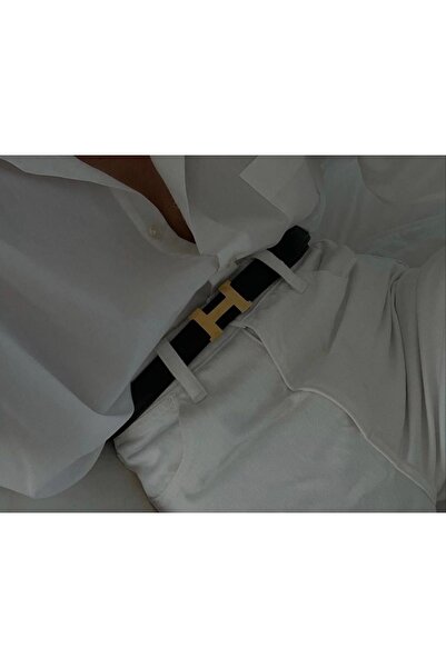 Melissatelier حزام جلد طبيعي أسود