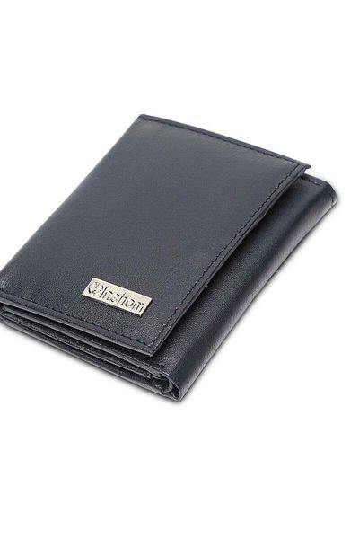 Inahom Tri-Fold Organised Wallet Flat Nappa Genuine and Smooth Leather Upper