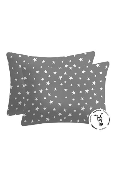 Lief Home %100 Pamuklu Fermuarlı Bebek Yastık Kılıfı 40x60 ( 2 Adet )