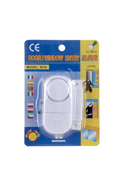 Powermaster Pm-17795 Mini Magnetic Window and Door Security Alarm