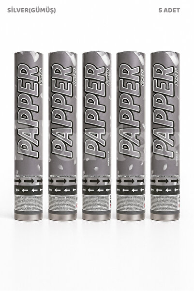 Mortex 5'li Gümüş Konfeti 30cm - Kına, Düğün, Parti, Nişan, Doğum Günü, Özel ...