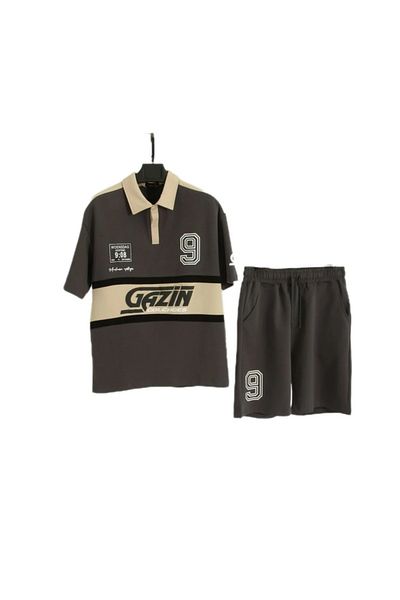 ALANAQA Boys' oversized unisex shorts set, ages 6-16 years