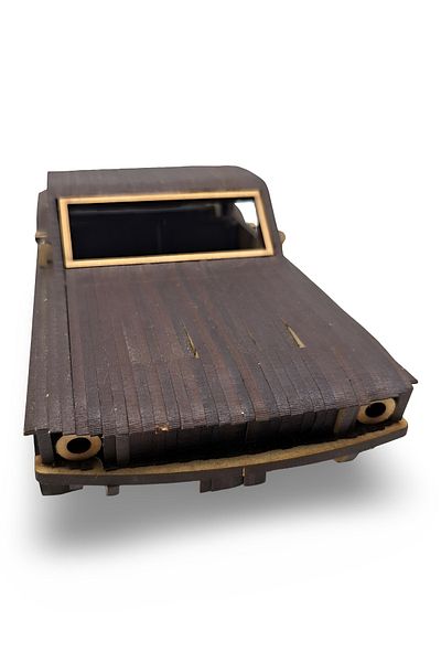 ALGWOOD 100 Pieces 1968 Ford Classic Car Wooden Model - 3D Wooden Classic Car Model