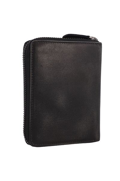 Greenburry Destressed Wallet RFID protection Leather 13 cm