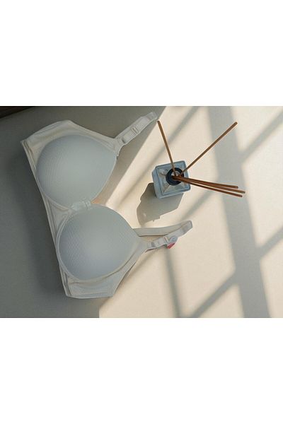 BEYAZTOPTAN 100% Quality Women's No Underwire Unpushed Jacquard Bra (C Cup)