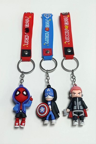 VELOREA Anime Silicone Keychain