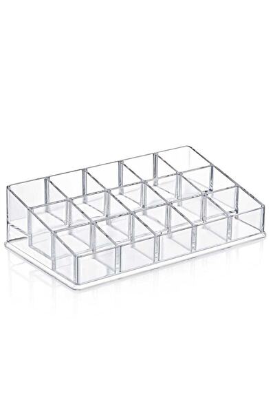 ROYALGROSS 15-Compartment Nail Polish Organizer – Makeup and Jewelry Organizer