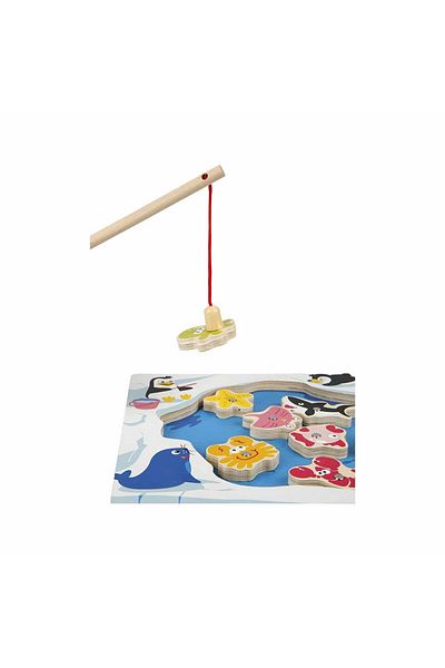 Sunman 1002918 Sun-Magnet Fishing and Catching Game 11 Pieces
