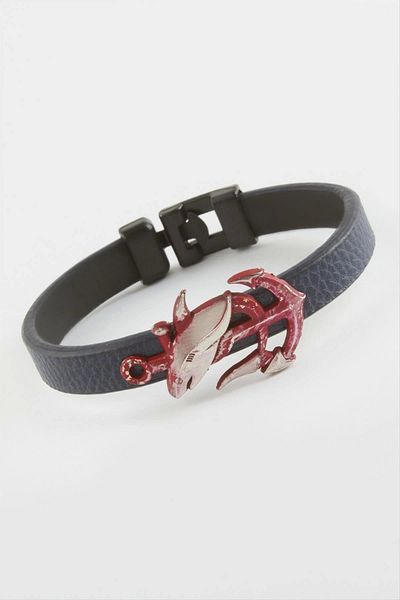 E&E Home Anchor Quality Faux Leather Bracelet