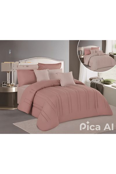 Mark Double-sided hotel bedspread, designed to give you a sleep among the clouds, made of the finest microfiber, size 230*250 cm