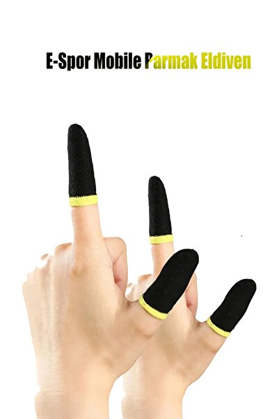 ExtremeGoodShop E-spor Parmak Eldivenleri Pubg Oyun Eldiveni Ter Geçirmez Par...