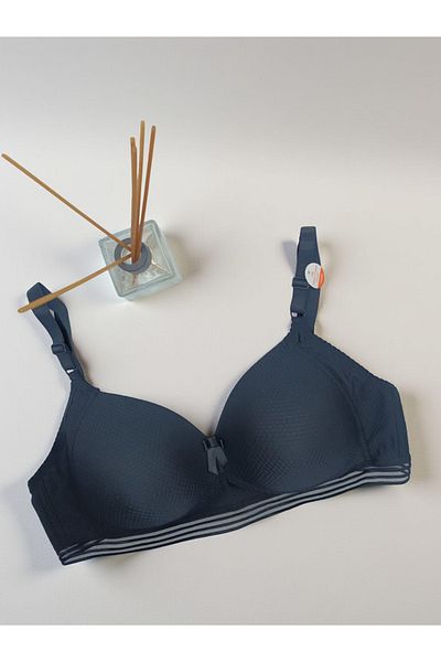 BEYAZTOPTAN 100% Quality Women's No Underwire Unpushed Jacquard Bra (C Cup)