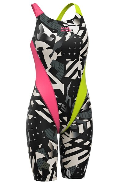 Mad Wave Girl's Swimsuit Antichlor Kneeskin