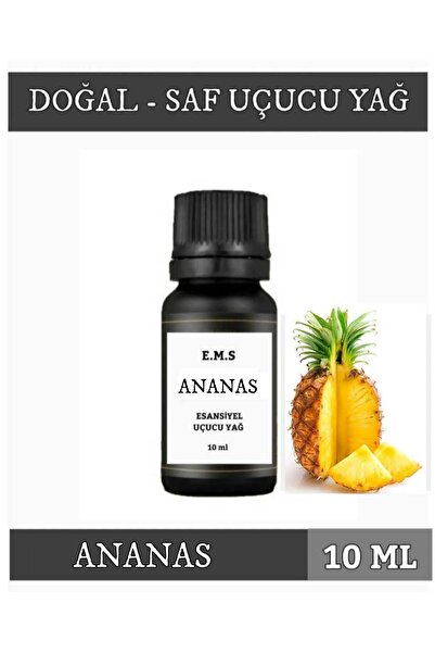 E.M.S AVM ANANAS ESANSİYEL UÇUCU YAĞI BUHURDANLIK YAĞI DİFÜZÖR ODA KOKUSU 10 ML.