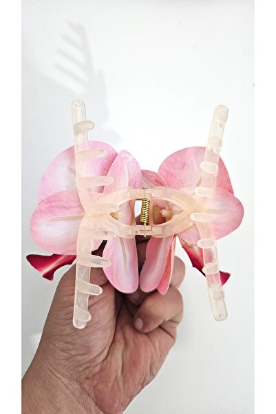 cityvision Orchid Flower Pearl Latch Buckle 10 cm Double Sided 1 Piece