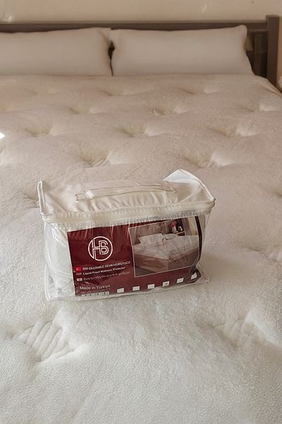 HB Bedding |   Shieldry Full Protection Liquid Proof Mattress |   Silent and Sweat-Free Fabric Cotton Surface |