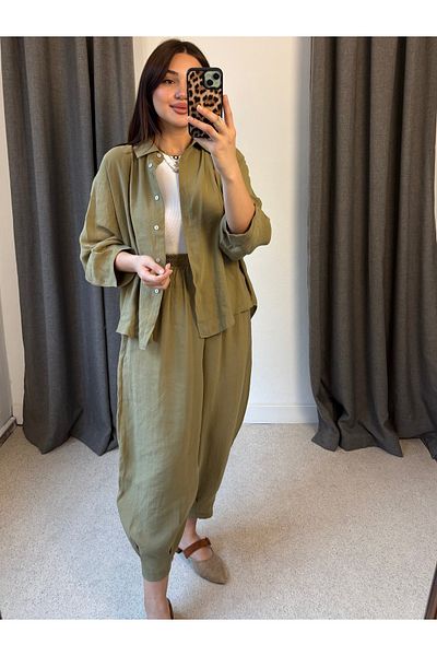ROSSA Shirt Trousers Set