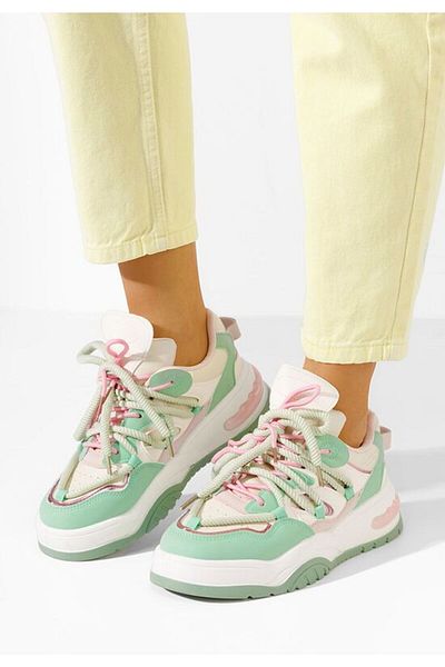 B T Shoes Sneakers dama Caesia turcoaz