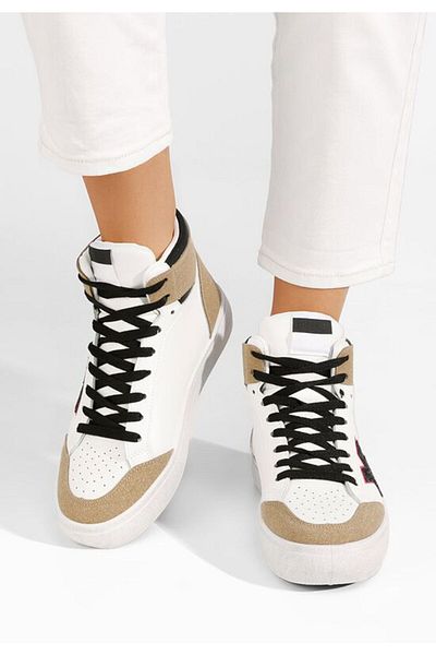 B T Shoes Teniși Morella V2 High-Top albi