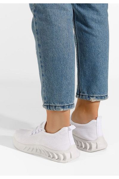 B T Shoes Adidasi dama Mattera albi