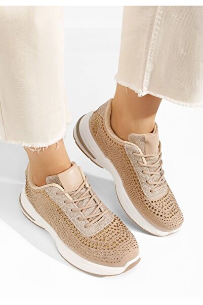 B T Shoes Αθλητικά παπούτσια Dama Kyana μπεζ