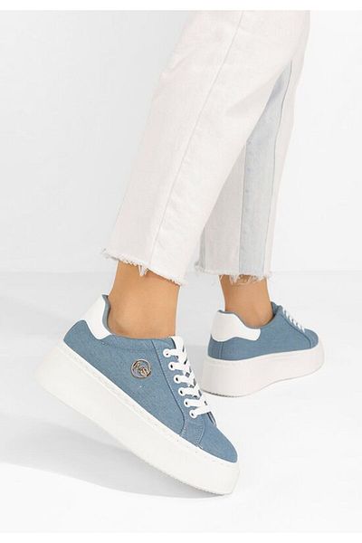 B T Shoes Tenisi cu platformă Terica albastri