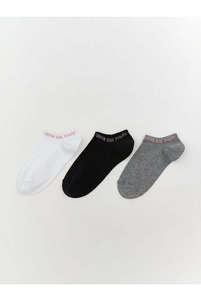 LC Waikiki New Season Girl's Booties Socks 3-Piece