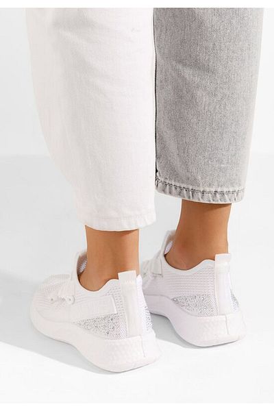 B T Shoes Pantofi sport dama Bridget albi