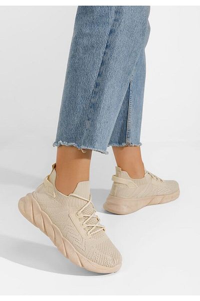 B T Shoes Teniși damă Lydia bej