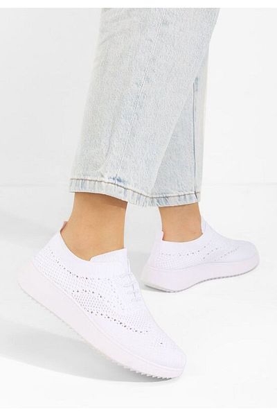 B T Shoes Pantofi sport dama Sorisa V2 albi