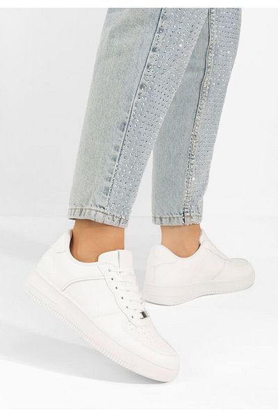 B T Shoes Teniși damă Bethanie albi
