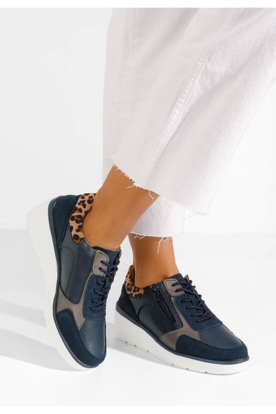 B T Shoes Teniși dama Imari bleumarin