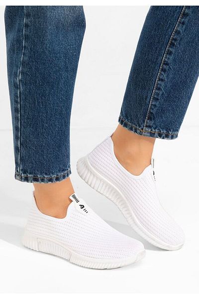 B T Shoes Pantofi sport tenis Mauda albi