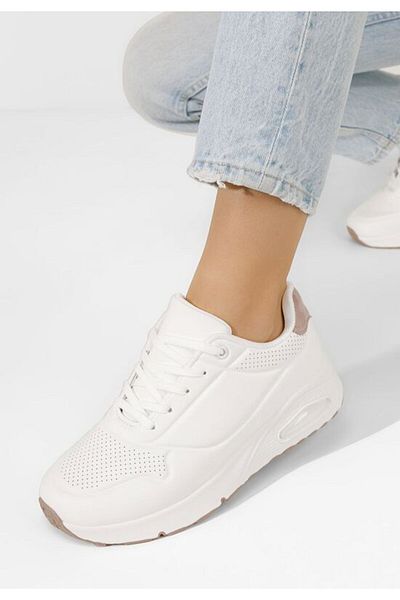 B T Shoes Teniși femei Janita albi