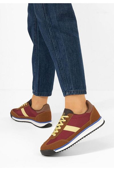 B T Shoes Women's sneakers Nichita burgundy