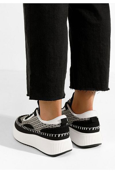 B T Shoes Black Tenerife platform sneakers
