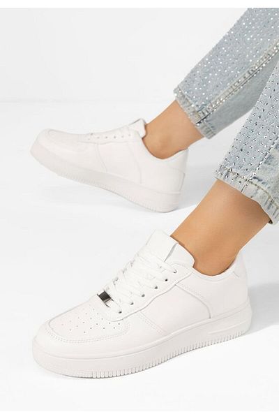 B T Shoes Teniși damă Bethanie albi