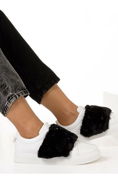 B T Shoes Teniși dama Nazira V2 albi