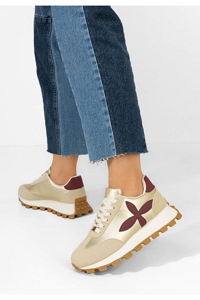 B T Shoes Teniși damă Dionne V2 aurii