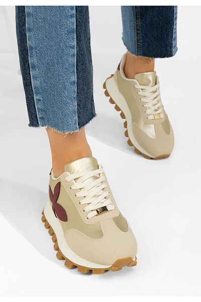 B T Shoes Teniși damă Dionne V2 aurii
