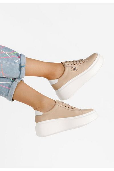 B T Shoes Sneakers cu platformă Caliana kaki