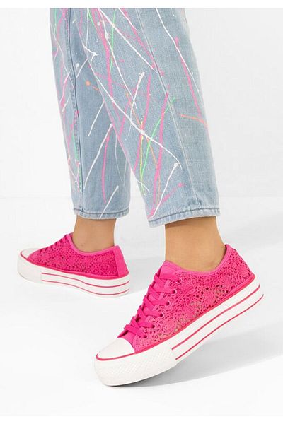 B T Shoes Floreina fuchsia casual sneakers