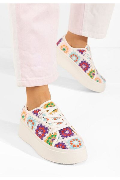 B T Shoes Maricruz multicolor platform sneakers