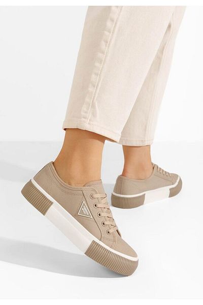 B T Shoes Tenisi dama Milanna bej