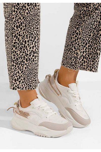 B T Shoes Teniși femei Anouki bej