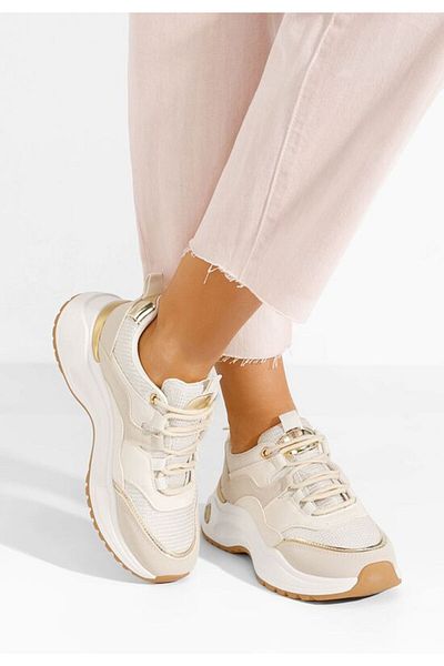 B T Shoes Teniși bej pentru femei Hiurrem