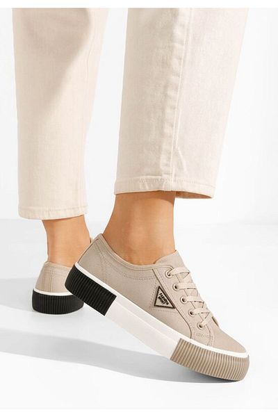 B T Shoes Tenisi dama Milanna kaki