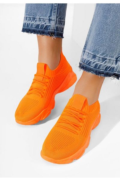 B T Shoes Anastasia women's orange sports shoes